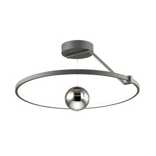 4032/40CL L-VISION ODL18 217 тёмно-серый/хром Люстра потолочная IP20 LED 40W 220V LOND-foto4