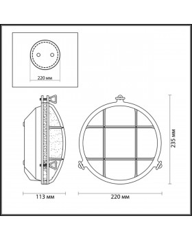 4130/1W WALLI ODL19 513 медный Настенный светильник Е27 1*60W LOFI-foto2