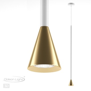 3884/1GW HIGHTECH OLD21 315 белый/золотист/металл Подвесн. светильник IP20 LED GU10 7W PIPA-foto4