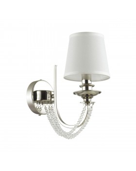 4182/1W CLASSIC ODL19 463 хром/хрусталь/белый Бра Е14 1*40W LIRIA-foto3