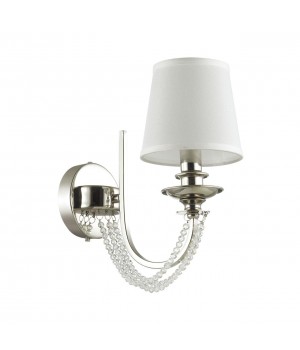 4182/1W CLASSIC ODL19 463 хром/хрусталь/белый Бра Е14 1*40W LIRIA-foto3