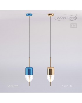 4620/12L L-VISION ODL19 319 золото/прозрачный Подвес LED 12W LARUS-foto4