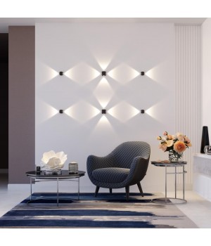 4222/4WL HIGHTECH ODL21 235 черн/металл Настенный светильник IP54 LED 4W 350Лм 3200K MIKO-foto3