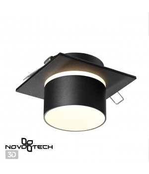 370717 SPOT NT21 277 черный Светильник встраиваемый IP20 GU10 9W 235V LIRIO-foto4