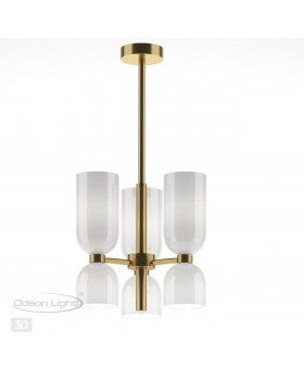 4798/6 MIDCENT ODL21 401 бронзовый/белый Люстра E14 6*60W ORINOCO-foto5