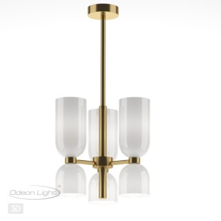 4798/6 MIDCENT ODL21 401 бронзовый/белый Люстра E14 6*60W ORINOCO-foto5