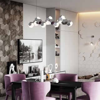 4304/7WL HIGHTECH ODL22 213 хром Настенный светильник IP20 LED 7W 420Лм IP20 4000K BINGO-foto3