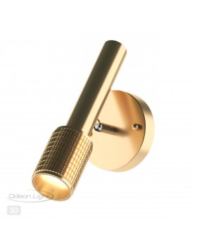 4237/1W HIGHTECH ODL21 233 золотист/металл Настенный св-ник выкл на плафоне IP20 LED GU10 max 10W MEHARI-foto5