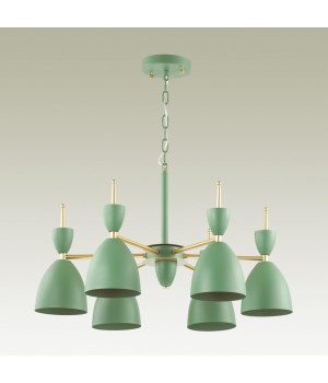 3785/6 MODERNI LN19 113 зеленый, золото Люстра E27 6*60W 220V GEMMA-foto3