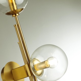 4799/3W PENDANT ODL21 341 бронзовый/прозрачный Бра с выкл. E14 3*60W BRAZERI-foto7