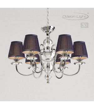 4191/6 CLASSIC ODL19 459 хром/хрусталь/синий Люстра Е14 6*40W MIRELLA-foto5