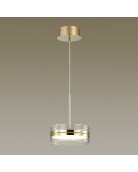 4729/14L L-VISION ODL20 317 золотой/прозрачный Подвес LED 4000K 14W 220V AKELA-foto4