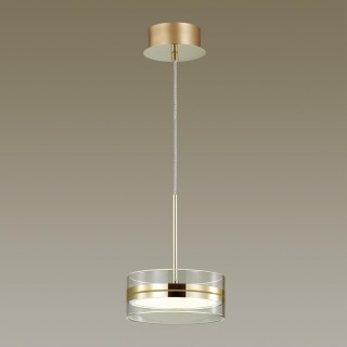 4729/14L L-VISION ODL20 317 золотой/прозрачный Подвес LED 4000K 14W 220V AKELA-foto4