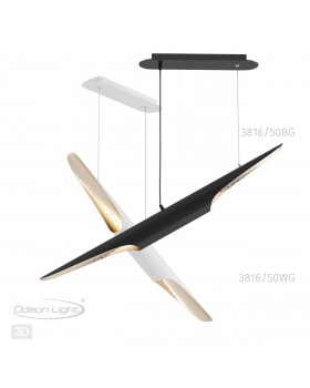 3816/50BG HIGHTECH ODL20 191 черн/золот/мет Подвесной свет-к GU10 LED 2*12W 220V WHITNEY-foto9