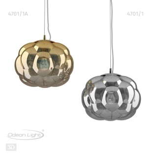 4701/1 PENDANT ODL20 301 хром/серебристый Подвес E27 1*40W PECOLA-foto5
