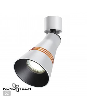 370856 OVER NT22 167 белый Светильник накладной IP20 GU10 9W 220V SOBIT-foto3