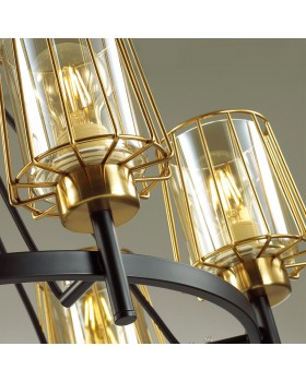 4656/1W COUNTRY ODL20 487 золотой/черный/янтарный Бра с выкл. E27 60W 220V DOGANA-foto7