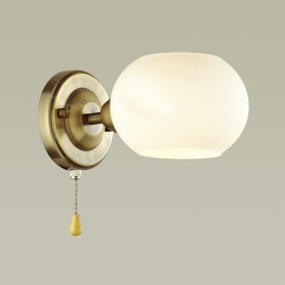 4549/1W COMFI LN21 208 античная бронза, белый Бра E14 40W 220V PENELOPA-foto3