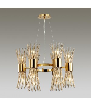 4839/12 HALL ODL21 463 золото/металл/стекло Люстра E14 12*40W ORTA-foto4