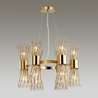 4839/12 HALL ODL21 463 золото/металл/стекло Люстра E14 12*40W ORTA-foto4