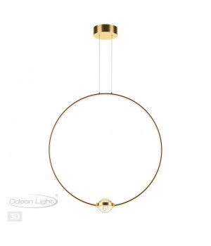 4336/27L L-VISION ODL22 155 брашированное золото/металл Подвесной светильник IP20 LED 27W 2230Лм 4000K GOTA-foto6