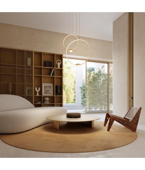 4336/18L L-VISION ODL22 155 брашированное золото/металл Подвесной светильник IP20 LED 18W 1370Лм 4000K GOTA-foto3