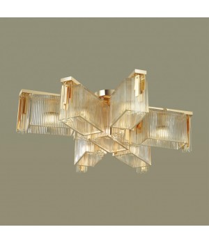 4877/7C HALL ODL_EX22 59 золотой/прозрачный/стекло Люстра потолочная E14 7*40W GATSBY-foto4