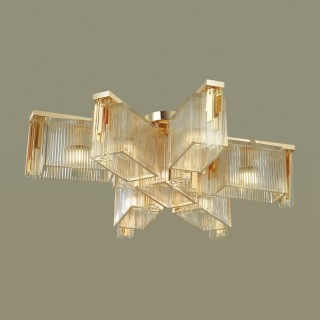 4877/7C HALL ODL_EX22 59 золотой/прозрачный/стекло Люстра потолочная E14 7*40W GATSBY-foto4