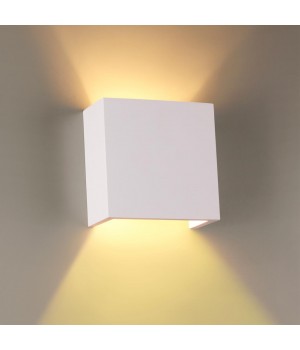 3883/1W HIGHTECH ODL19 205 белый гипсовый Настенный светильник G9 1*25W GIPS-foto3