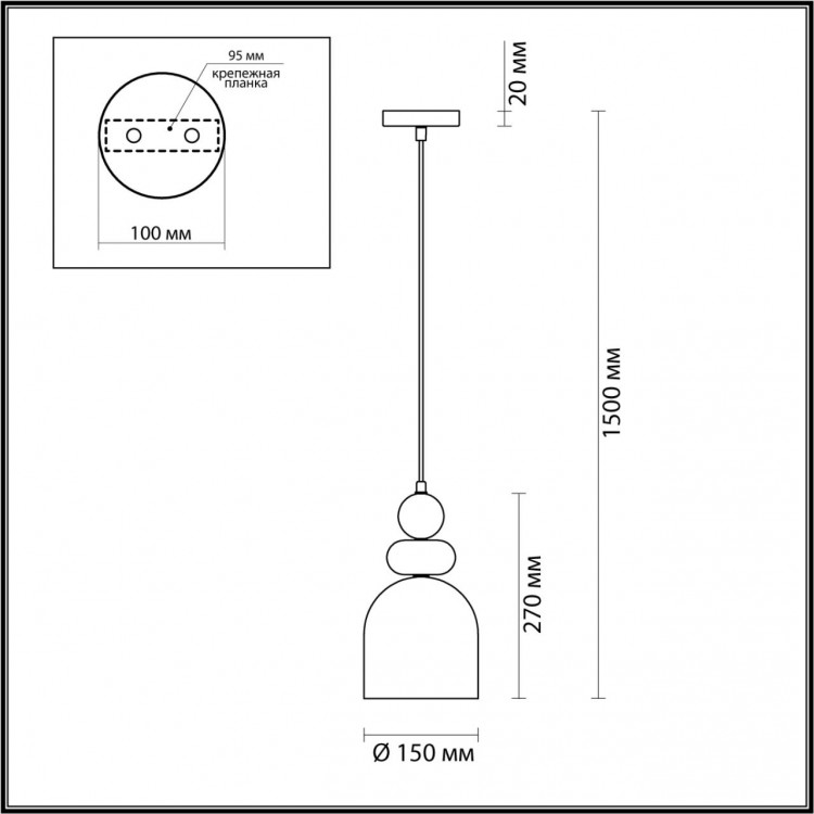 4589/1B SUSPENTIONI LN21 071 золотой Подвес E27 60W 220V GILLIAN