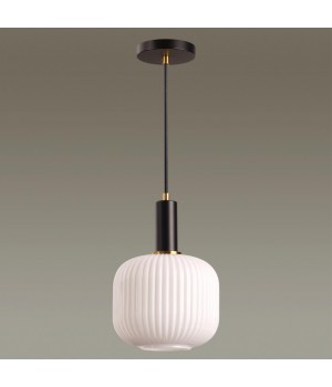 4452/1 SUSPENTIONI LN20 144 черный, белый, стекло Подвес E27 1*60W 220V MERLIN-foto4