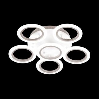 4512/96CL LN21 026 белый Люстра потолочная диммир. с пультом ДУ LED 96W 3000-6000К 8160Лм 220V LANNA-foto4