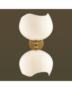 4873/2W MODERN ODL_EX22 85 золотой/белый/стекло Бра E14 2*40W WATERLILY-foto7