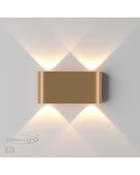 3893/4WL HIGHTECH ODL20 197 золотистый/металл Настенный светильник LED 3000K 4W 220V MAGNUM-foto4