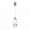 4867/8L PENDANT ODL21 261 хром/дымчатый/прозрачный Подвес LED 8W 560Лм 4000К MONRA