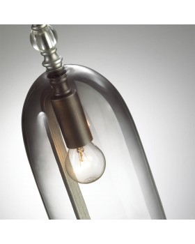 4882/1T NEO ODL_EX22 61 серебристый/дымчатый/стекло Настольная лампа E14 1*40W BELL-foto7