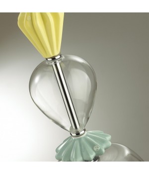 4893/1B CLASSIC ODL_EX22 71 хром/раноцветн./керамика/стекло Подвес E14 1*40W 4893/1B BIZET-foto7