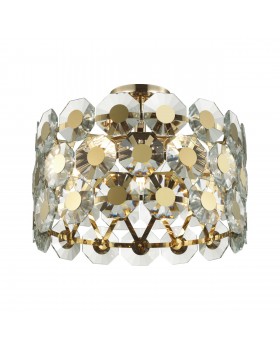 4974/5C HALL ODL22 373 золотой/хрусталь Люстра потолочная E14 5*40W TOKATA-foto4