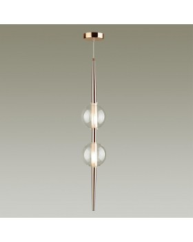4685/2 PENDANT ODL20 295 медный/прозрачный Подвес G9 2*5W 220V LAZIA-foto4
