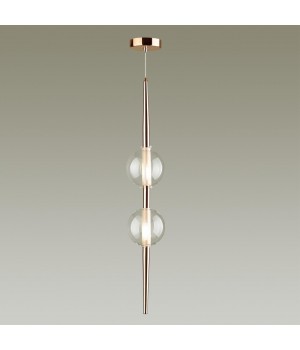 4685/2 PENDANT ODL20 295 медный/прозрачный Подвес G9 2*5W 220V LAZIA-foto4