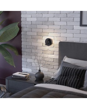 3911/9WL HIGHTECH ODL20 277 черн/металл Наст-й св-к с лампой д/чтения с выкл LED 9W 3000K 220V BEAM-foto3