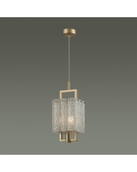 4976/1 HALL ODL22 376 матов.золотой/стекло Подвес E14 1*40W EDERA-foto4