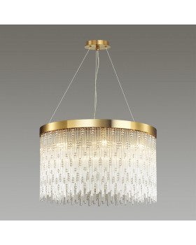 4848/8 HALL ODL21 467 золото/стекло Люстра E14 8*40W REFANO-foto4