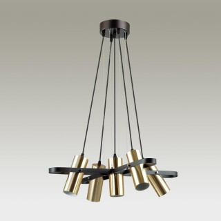 3714/5A MODERNI LN19 143 золотой, чёрный Люстра GU10 LED 5*5W 220V CLAIRE-foto3