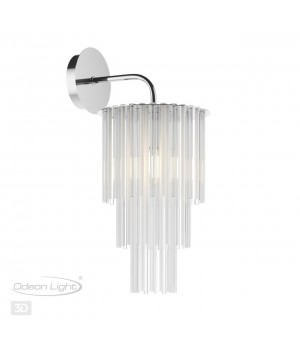 4920/1W MODERN ODL22 329 хром/прозрач./матов./стекло Бра E27 1*60W PAPITA-foto5