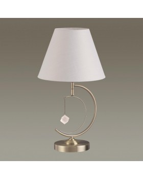 4469/1T NEOCLASSI (В 2-Х КОРОБКАХ) LN20 189 античная латунь, белый Настольная лампа E14 1*40W 220V LEAH-foto3