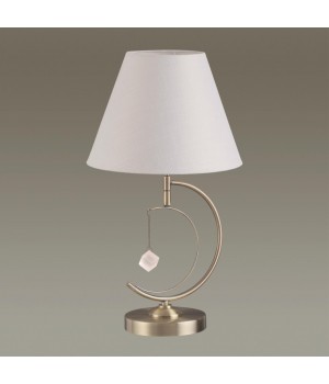 4469/1T NEOCLASSI (В 2-Х КОРОБКАХ) LN20 189 античная латунь, белый Настольная лампа E14 1*40W 220V LEAH-foto3