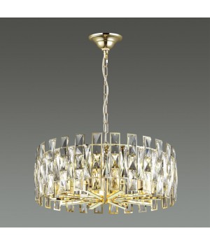 4121/10 HALL ODL19 481 золото/хрусталь Люстра E14 10*40W DIORA-foto4