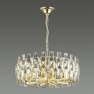 4121/10 HALL ODL19 481 золото/хрусталь Люстра E14 10*40W DIORA-foto4