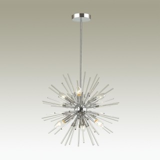 4828/6 HALL ODL21 209 хром/прозрачный Люстра E14 6*40W KADRILIA-foto3